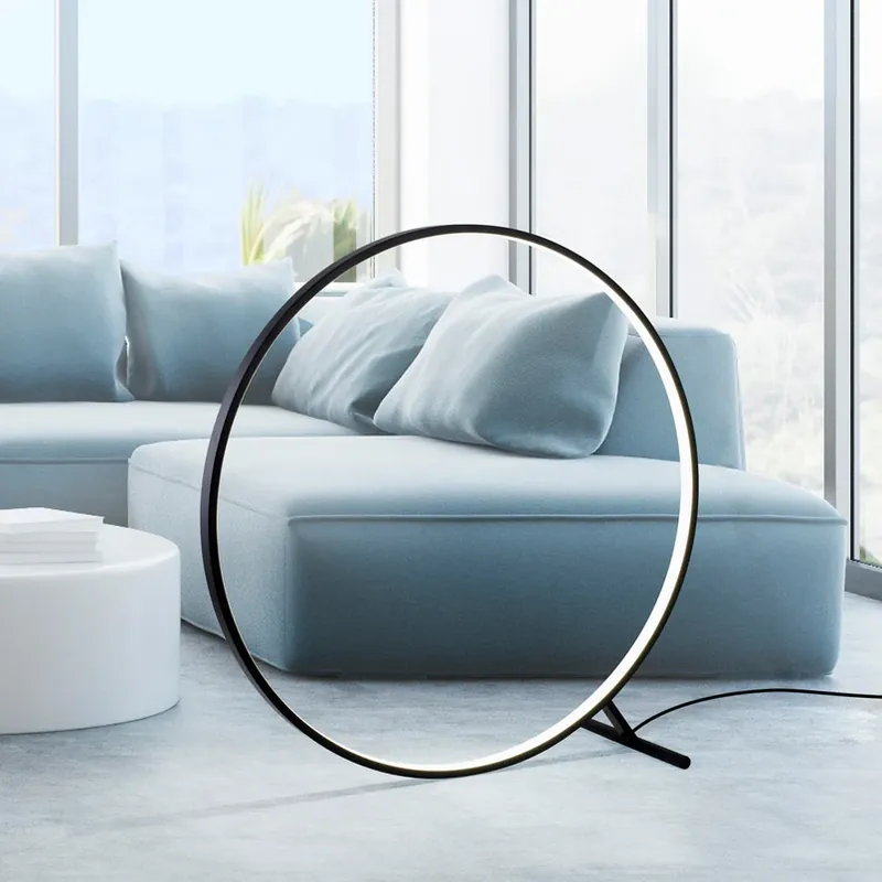 Direct Verzonden LED vloerlamp Hula CCT met afstandsbediening Ø 100cm