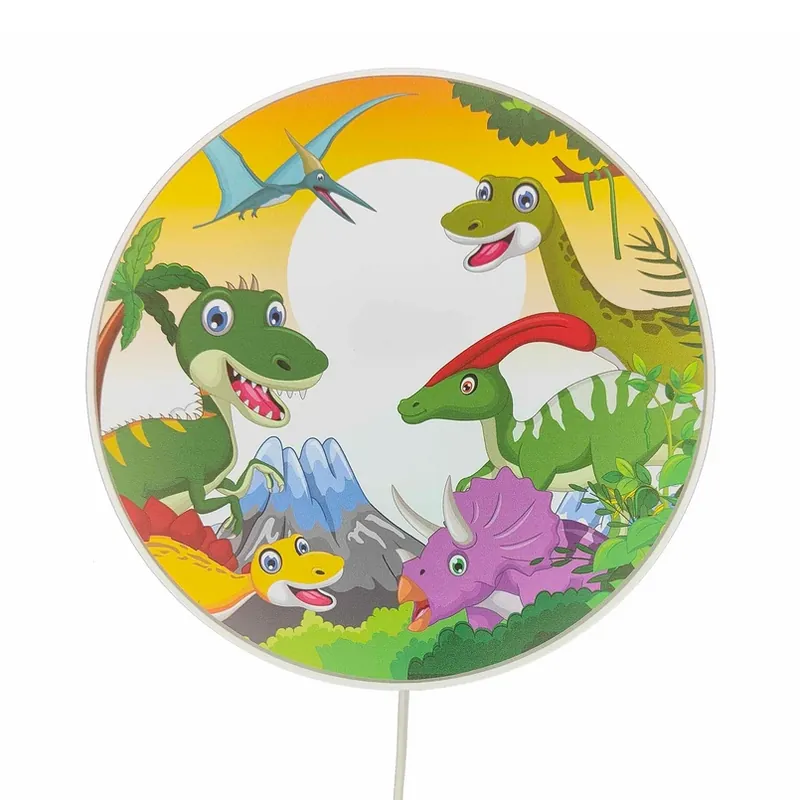 Tijdelijk Beschikbaar Wandlamp Dinos met stekker