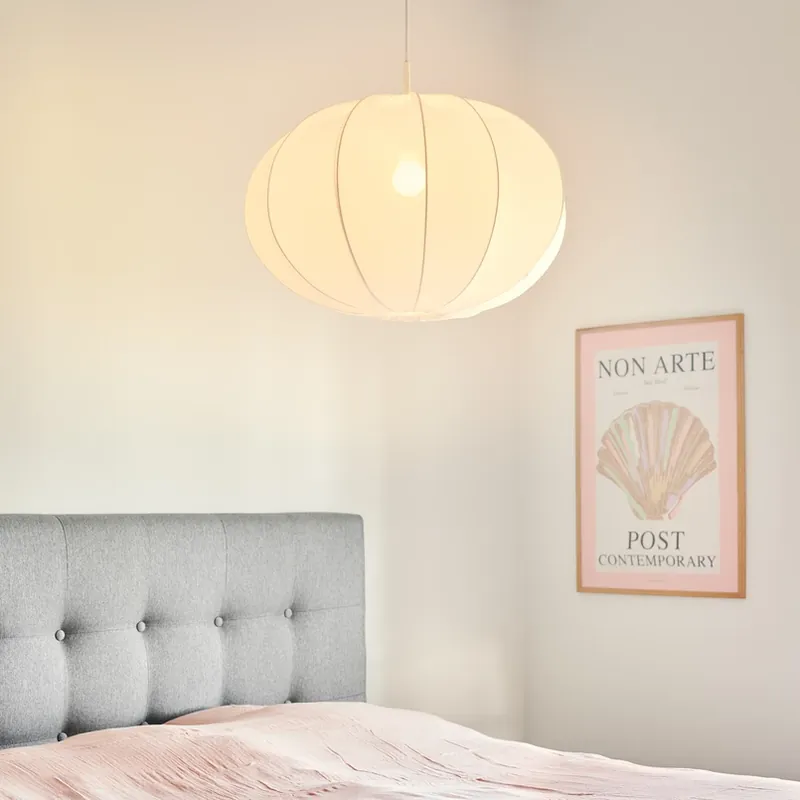 Voordeelprijs Hanglamp Aeron 60 met stoffen kap Ø 60 cm