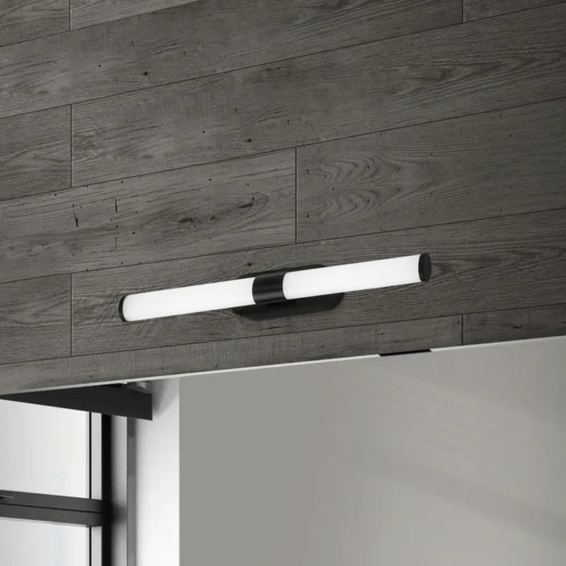 Aanbieding LED wandlamp Runt IP44 direct 4.000K zwart