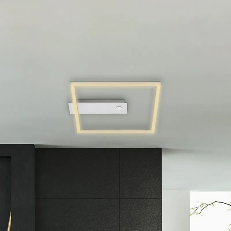 Express Levering LED sensor plafondlamp Nici vierkant alu