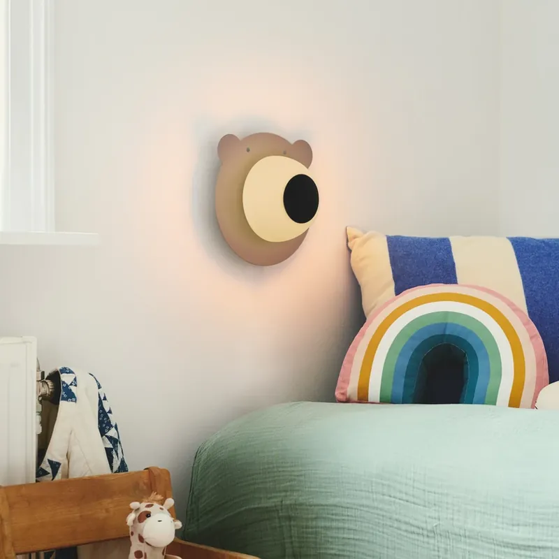 Actieprijs wandlamp Bruna Bear met kabel en stekker