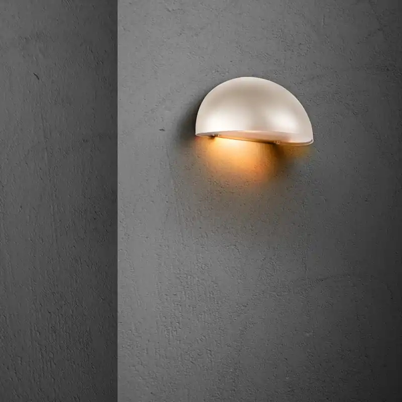 Buitenwandlamp Scorpius van metaal, zandkleurig Must-Have
