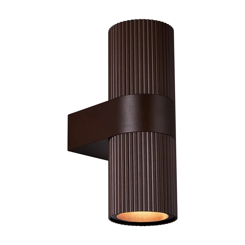 Buitenwandlamp Kyklop Ripple up/down, roest Express Levering