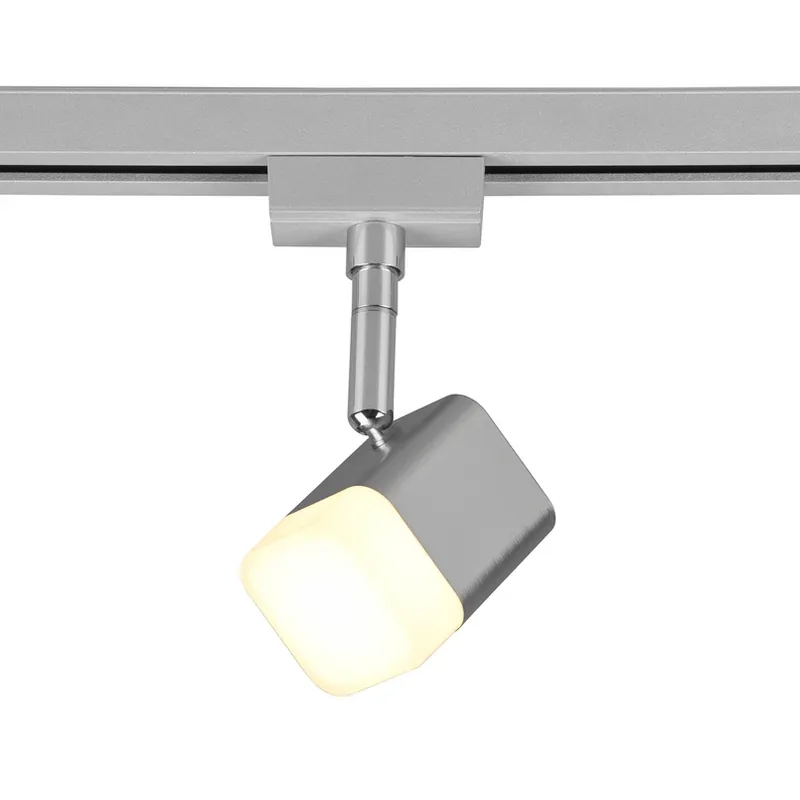 Exclusieve Aanbieding LED-railspot Roubaix DUOline, mat nikkel
