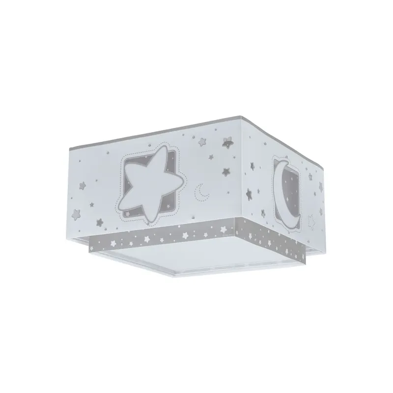 Dalber kinderkamer-plafondlamp MOONLIGHT, grijs, 1-lamp Voordeelprijs