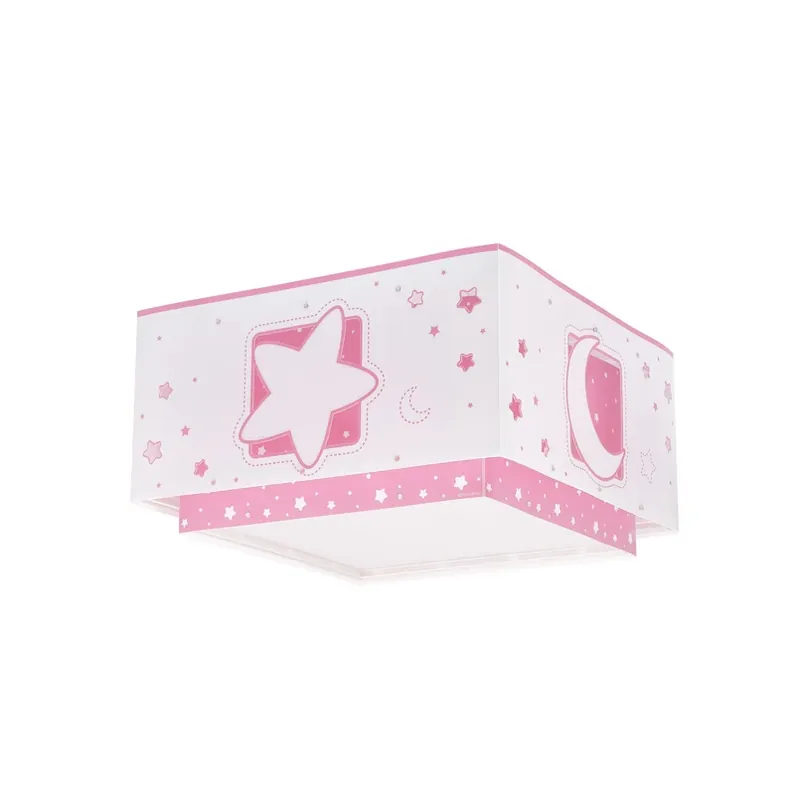Dalber kinderkamer-plafondlamp MOONLIGHT, roze, 1-lamp Goedkoop