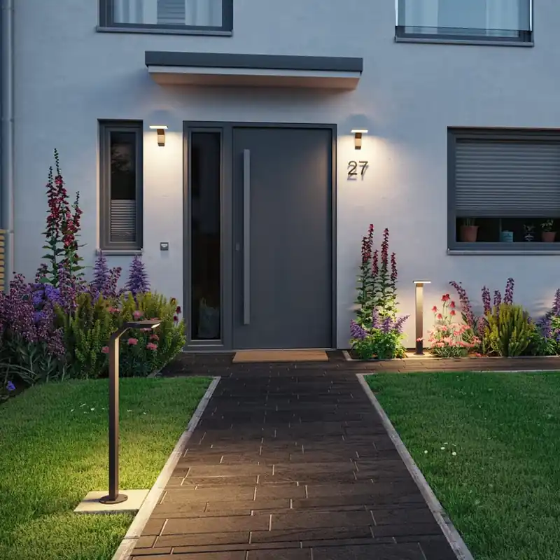 Paulmann Zenera LED buiten wandlamp, 3.000 K, antraciet IP44 Lage Prijs