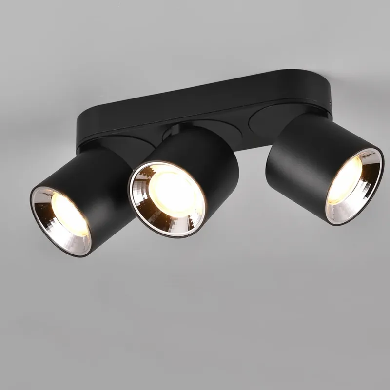 Veilige Betaling Plafondspot Guayana GU10 3-lamps zwart