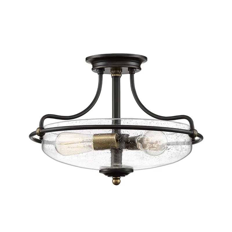 Plafondlamp met afstand Griffin, 3-lamps Voordeelprijs