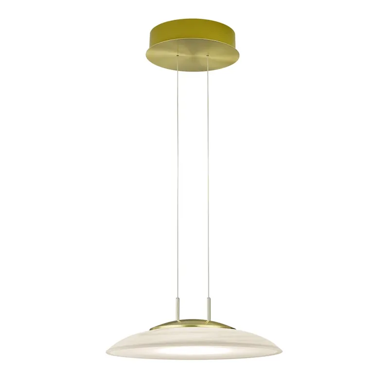 Meest Verkocht LED hanglamp Findus, mat messing/blank