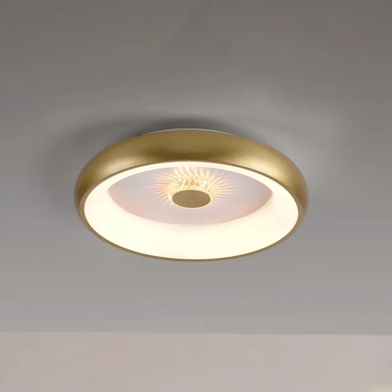 Vertigo LED plafondlamp, CCT, Ø 46,5 cm, messing Betrouwbaar