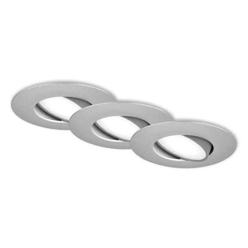 LED inbouwspot 7597 3er IP65 4.000 K mat chroom Meest Verkocht