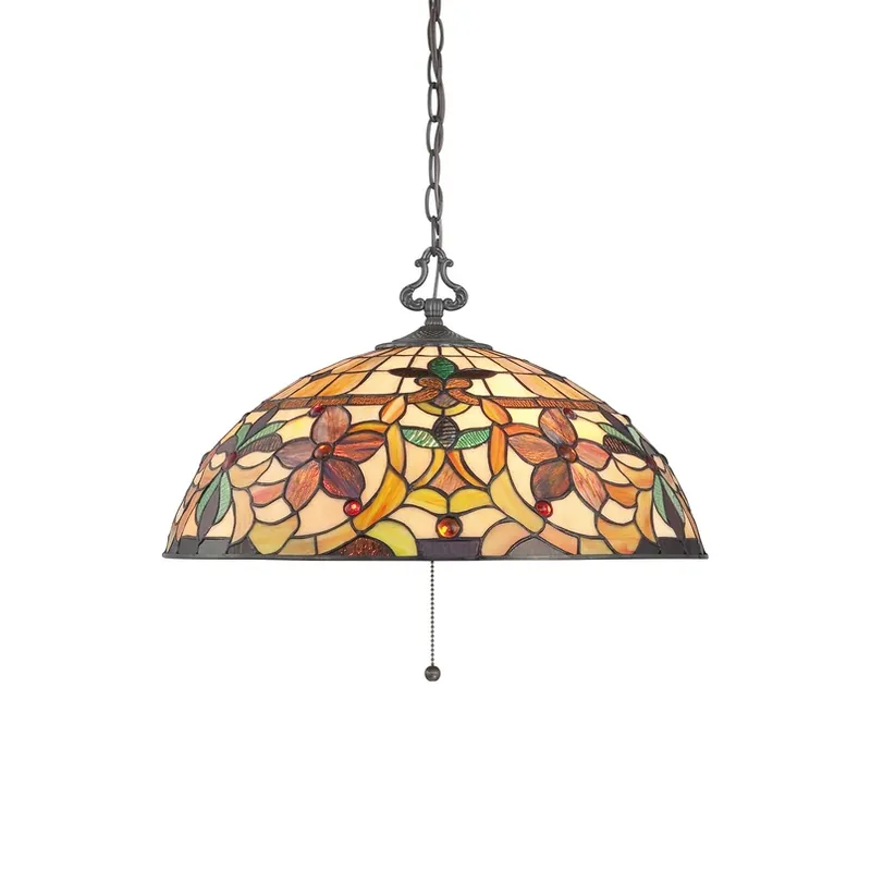 Gratis Retour Hanglamp Kami in Tiffany-stijl