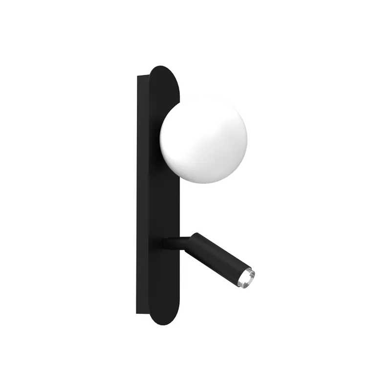 Tijdelijk Beschikbaar Wandlamp Sirio met beweegbare spot, 2-lamps