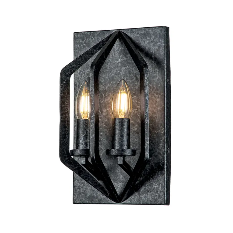 Wandlamp Vanguard, oudzwart, 2-lamps Beste Prijs