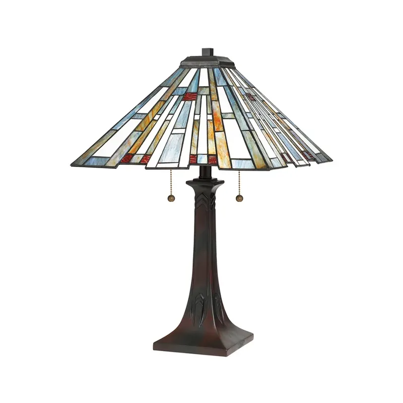 Superprijs Tafellamp Maybeck in Tiffany-design