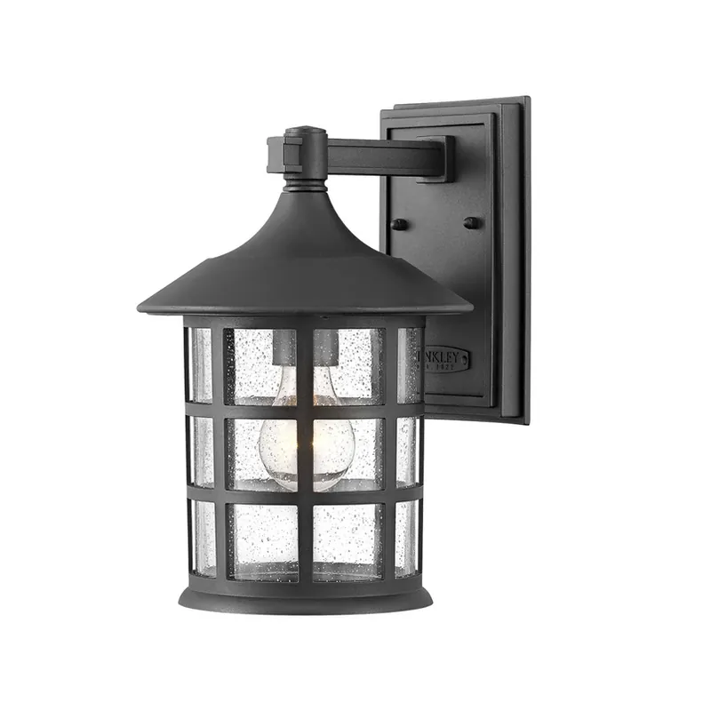 Direct Beschikbaar Buitenwandlamp Freeport M, lantaarn, zwart