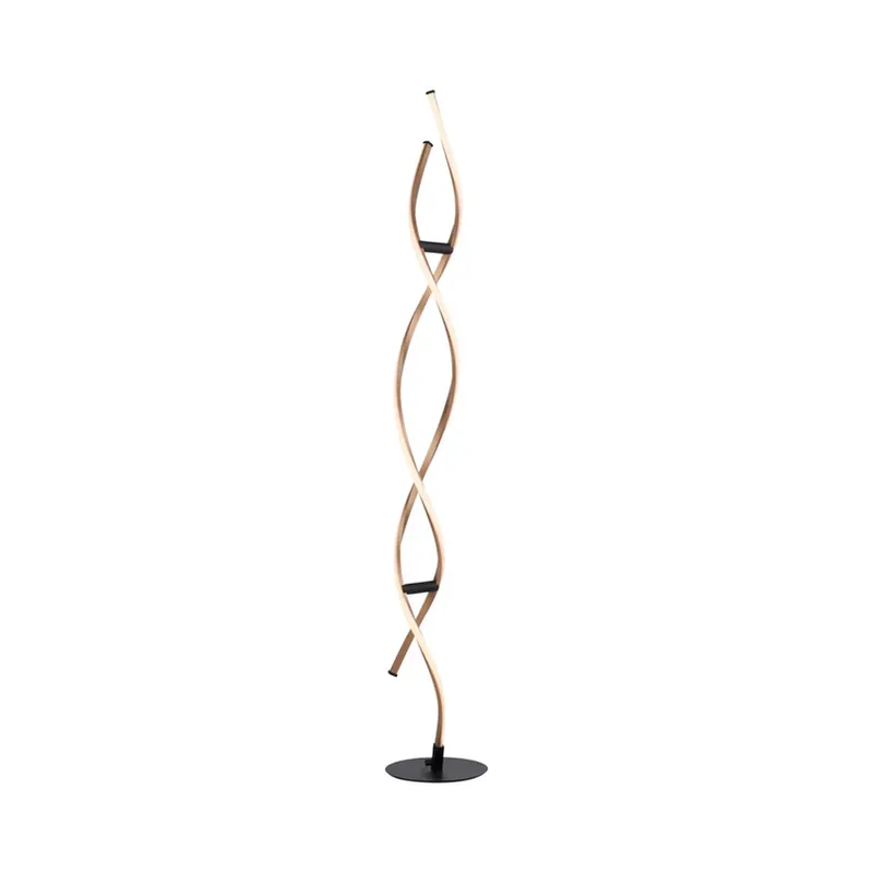 Paul Neuhaus LED vloerlamp Polina, goud, metaal, dimbaar Weekendaanbieding