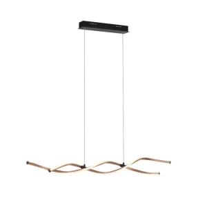 Paul Neuhaus Polina LED hanglamp, goud, metaal, dimbaar Gecertificeerd
