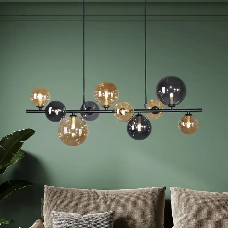 Paul Neuhaus Popsicle hanglamp, glas, 85 cm lang, G9 Koopje
