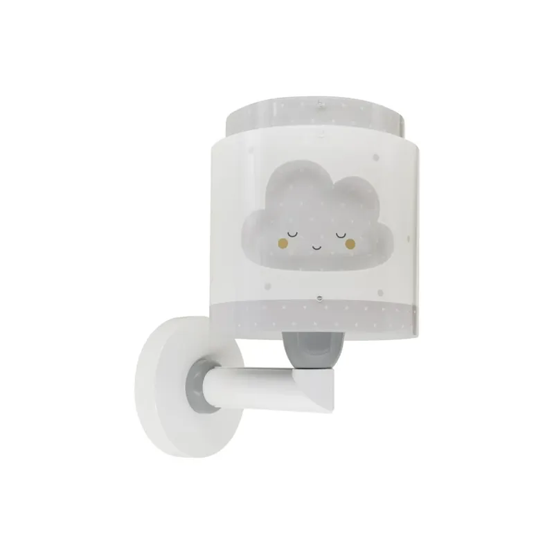 Dalber Baby Dreams wandlamp met stekker, grijs Beperkt Aanbod