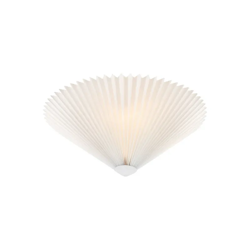 Alleen Vandaag Plafondlamp Plisado, wit, Ø 42 cm
