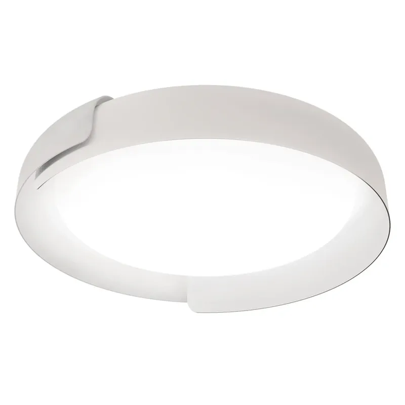 Betaalbaar kdln LED plafondlamp Dala, wit/wit, Ø 87 cm, dimbaar