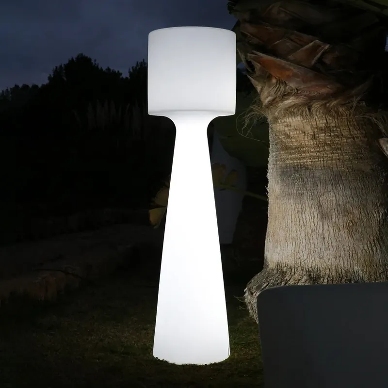 Beste Prijs Newgarden LED vloerlamp IP65 wit, 170 cm