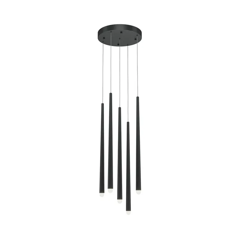 Aanbieding Maytoni Cascade LED hanglamp, zwart, 5-lamps
