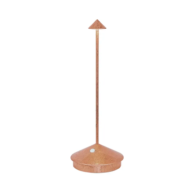 Weekendaanbieding Zafferano Pina 3K tafellamp folie koper