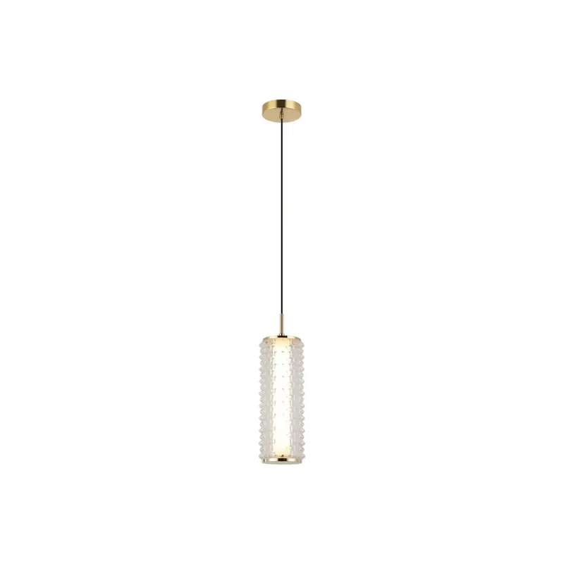 Tijdelijk Beschikbaar LED hanglamp Irma, goudkleurig/helder