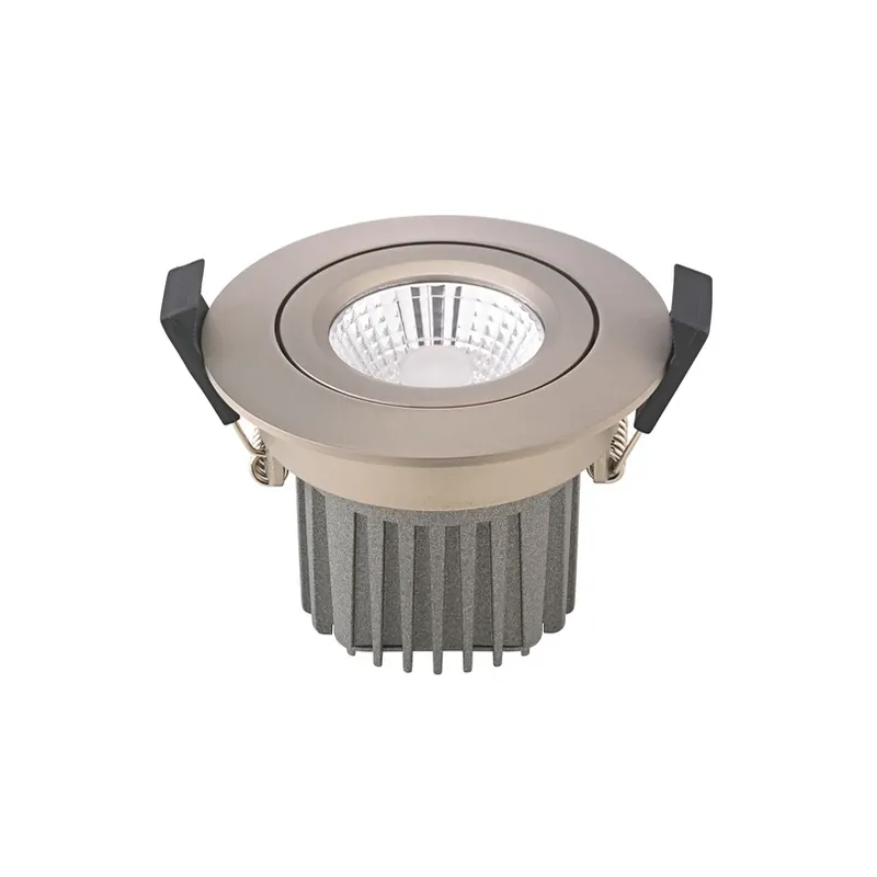 Beperkte Voorraad LED plafondinbouwspot Diled, Ø 8,5 cm, 10 W, 3.000 K, staal