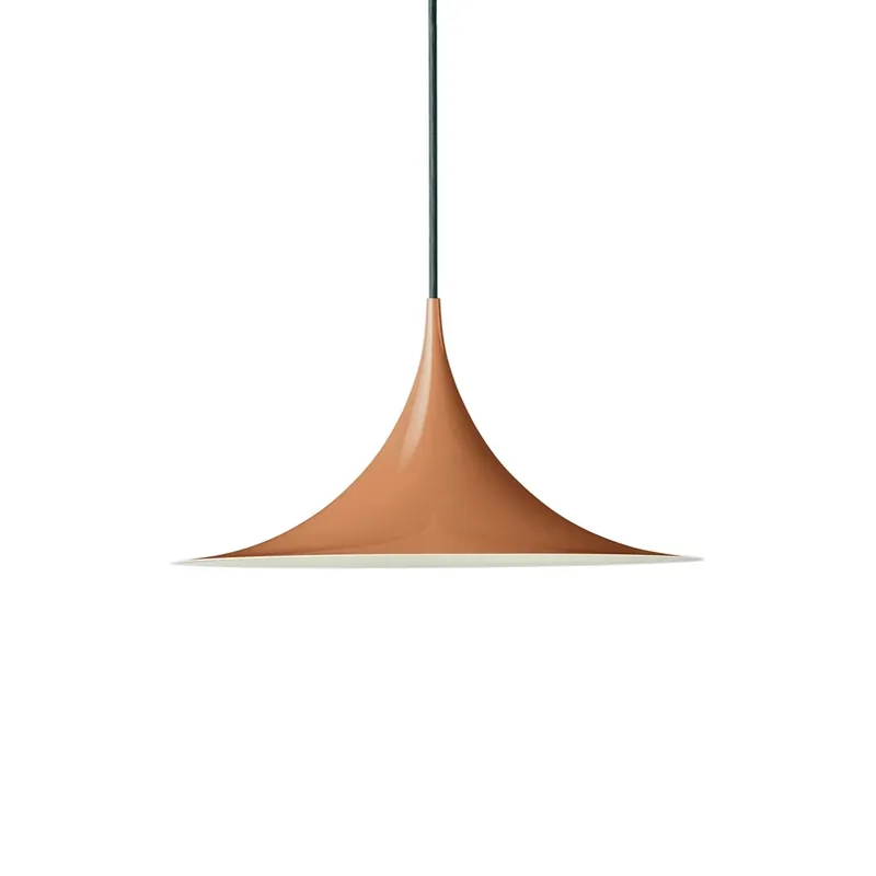 Bestseller Gubi Hanglamp Semi, Ø 30 cm, pompoen-roestbruin glanzend