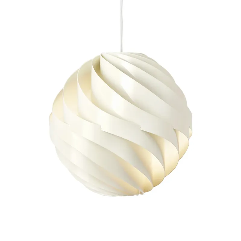 Direct Verzonden Gubi hanglamp Turbo, glanzend albastwit, Ø 36 cm,