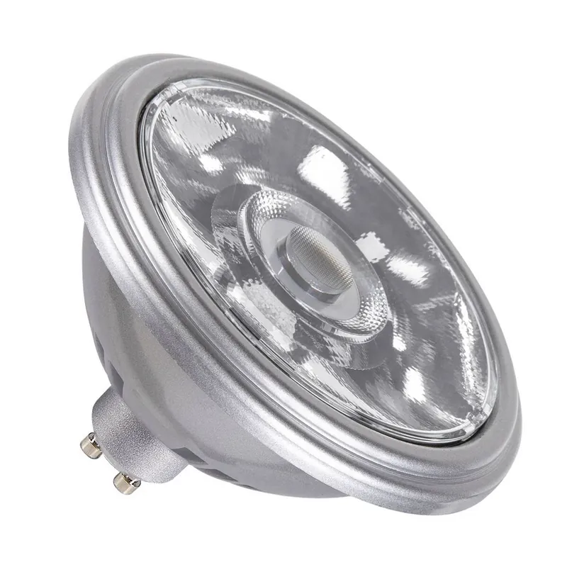SLV LED reflectorlamp QPAR111 GU10 zilver 12,5W 4000K 1000 LUM Voordeelprijs