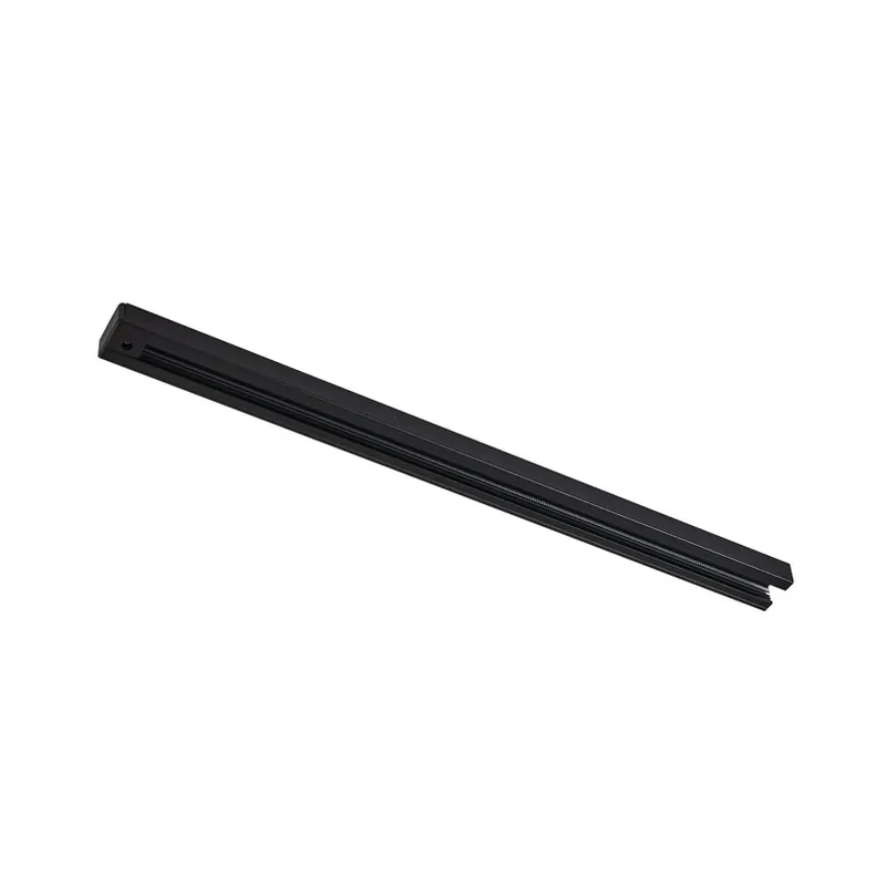 Lindby Linaro stroomrail, 50 cm, zwart, 1-fase railsysteem Laatste Kans