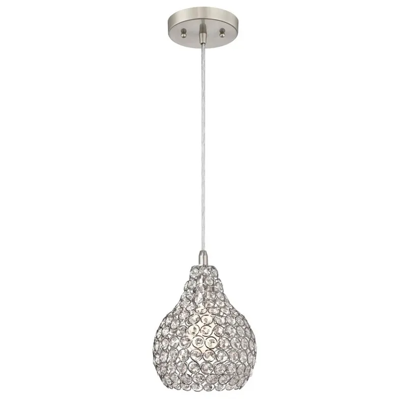 Westinghouse hanglamp Kelcie, kleur geborsteld nikkel Merkproduct
