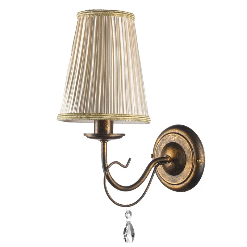 Alleen Vandaag Delia wandlamp, bronskleurig, 1-lamp, breedte 15 cm