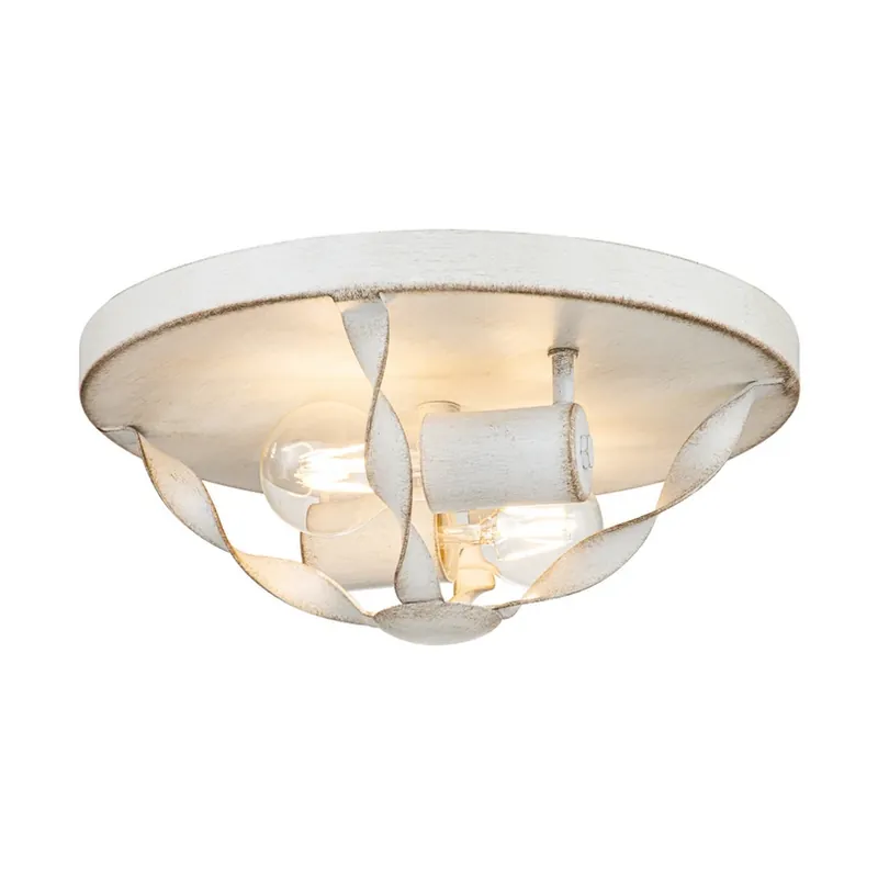 Bradbury plafondlamp, 2-lamps, wit Koop Vandaag