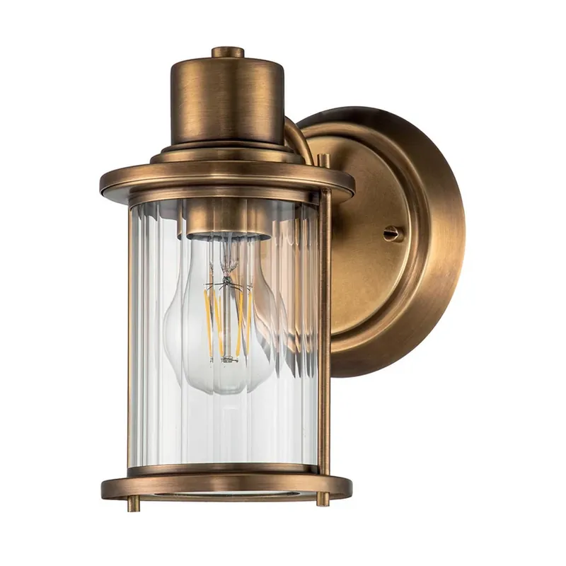 Betaalbaar Wandlamp Riggs IP44, brons antiek, 1-lamp