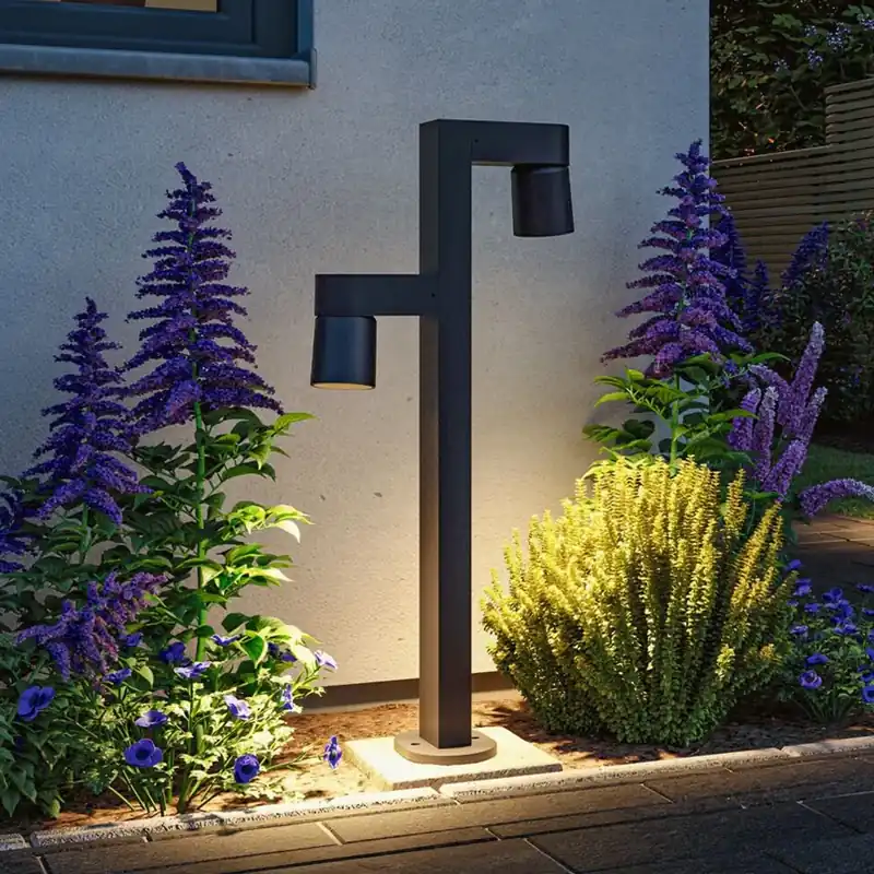 Paulmann LED tuinpadverlichting Kimu 2, antraciet, 2-lamps, 2.200 K Flitsaanbieding