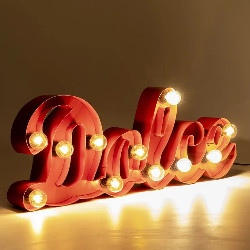 KARE wandlamp La Dolce Vita, rood, staal, 190 cm, 28-lichts Meest Verkocht