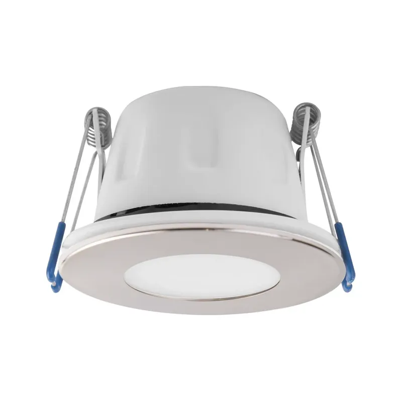 Laatste Versie MEGAMAN LED inbouwspot Tego Slim, 10 stuks, 2.800 K, nikkel