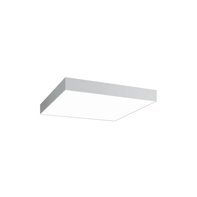 Veilige Betaling BRUMBERG LED plafondlamp Biro Square, aan/uit, zilver, 3.000K