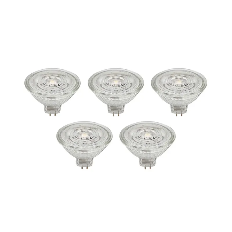 Nieuw Prios LED reflectorlamp GU5.3 4.3W 345lm 36° helder 830 set van 5
