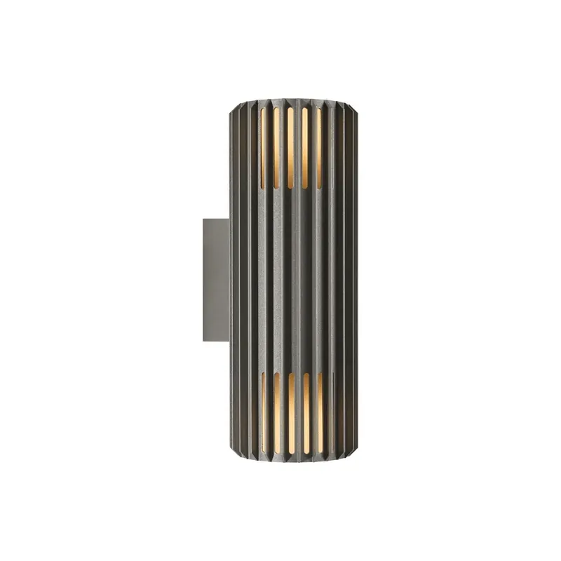 Buitenwandlamp Aludra Double Seaside, aluminium, antraciet, 2-lamps. Flitsaanbieding