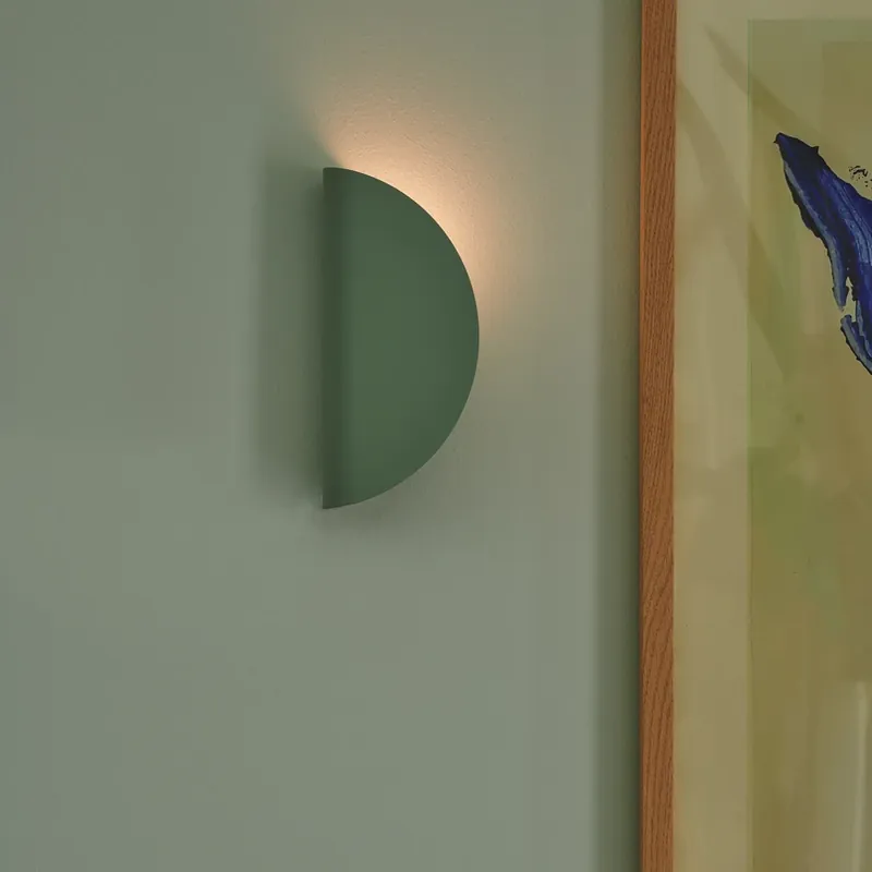 Wandlamp model 2110, metaal, groen Beperkt Aanbod