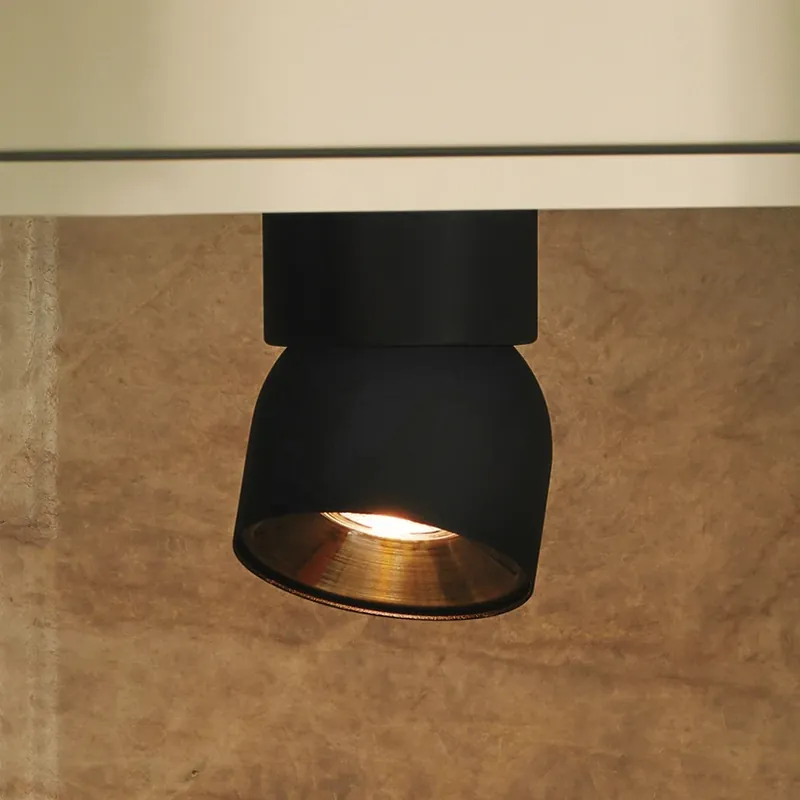 Actieprijs Downlight Pitcher, GU10, 1-lamp, metaal, zwart