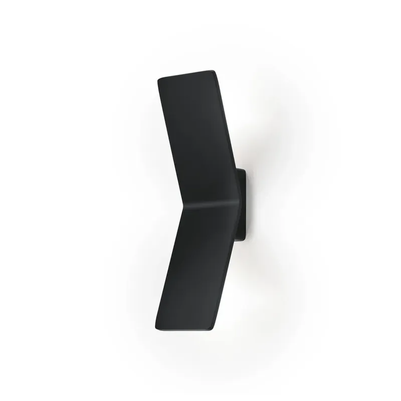 Actieprijs LED wandlamp Ada, zwart, aluminium, 2-lamps